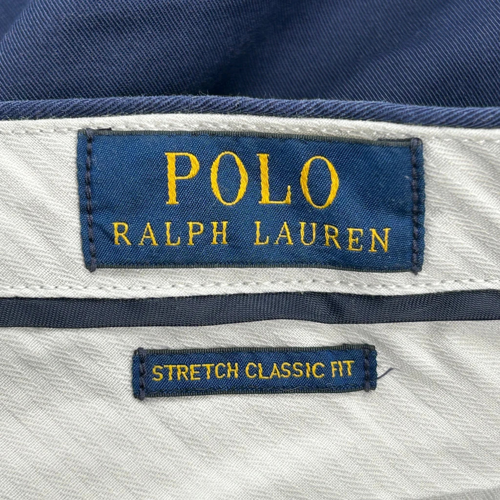 Polo By Ralph Lauren Chino Shorts - 28W 9L Navy Cotton - Image 6
