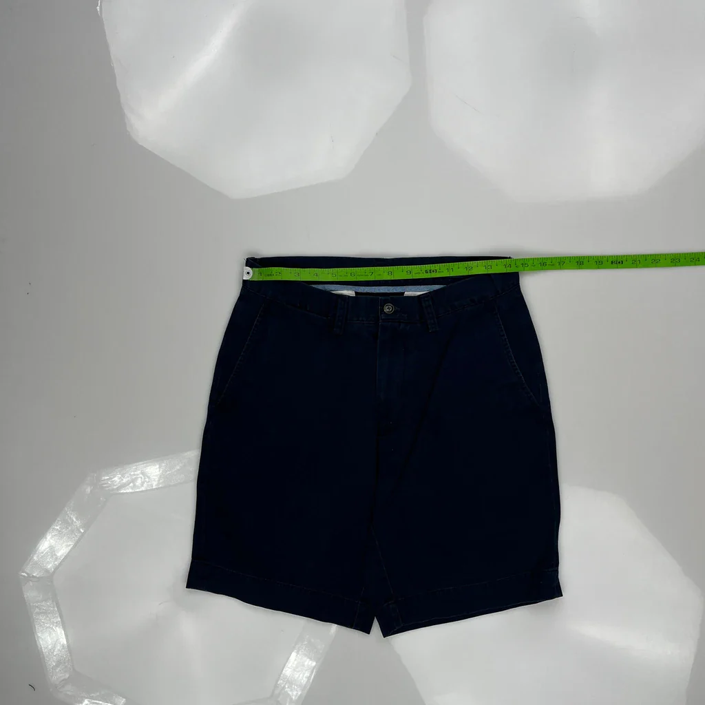 Polo By Ralph Lauren Chino Shorts - 29W 7L Navy Cotton - Image 3