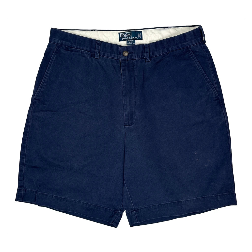 Polo By Ralph Lauren Chino Shorts - 32W 8L Navy Cotton - Image 2