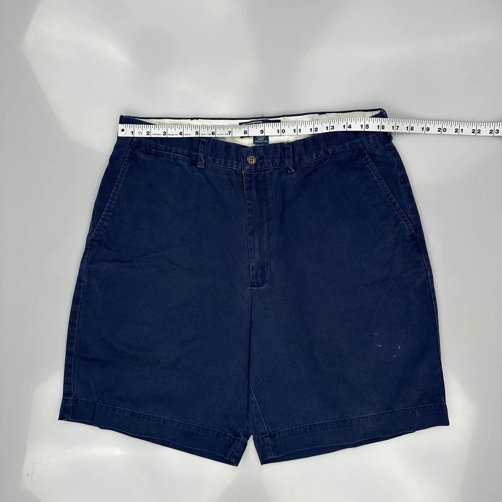 Polo By Ralph Lauren Chino Shorts - 32W 8L Navy Cotton - Image 3