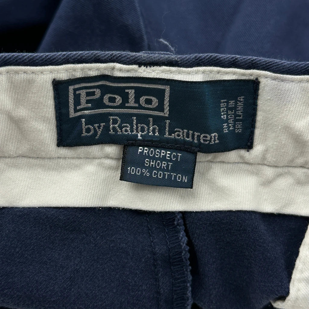 Polo By Ralph Lauren Chino Shorts - 32W 8L Navy Cotton - Image 6
