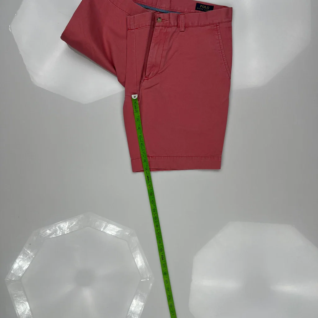 Polo By Ralph Lauren Chino Shorts - 32W 9L Red Cotton - Image 5