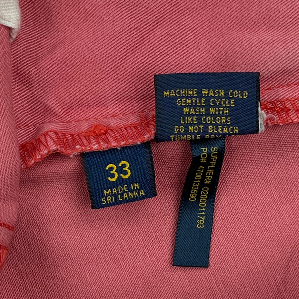 Polo By Ralph Lauren Chino Shorts - 32W 9L Red Cotton - Image 6