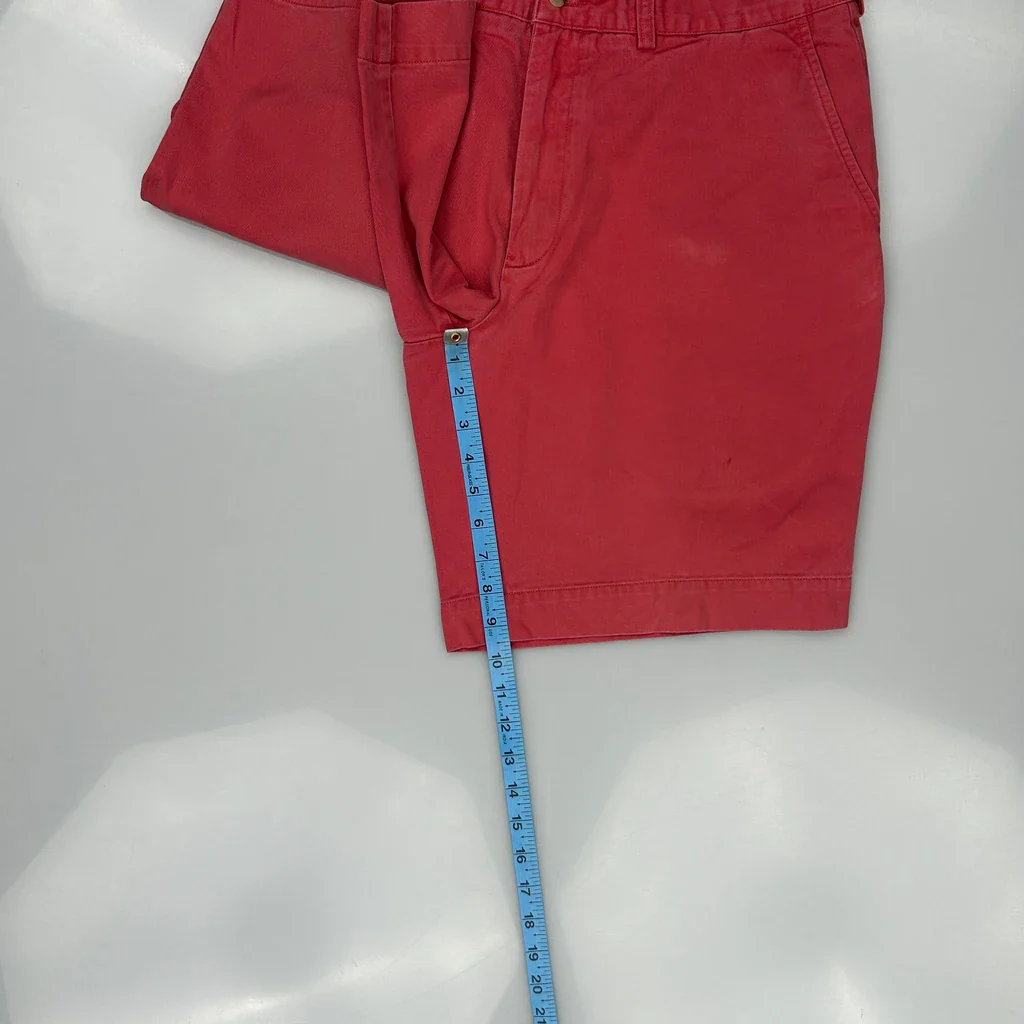 Polo By Ralph Lauren Chino Shorts - 34W 7L Red Cotton - Image 5