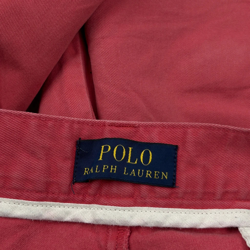 Polo By Ralph Lauren Chino Shorts - 34W 7L Red Cotton - Image 6