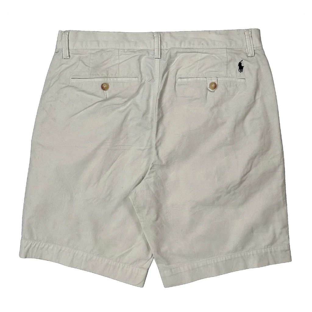 Polo By Ralph Lauren Chino Shorts - 32W 9L White Cotton