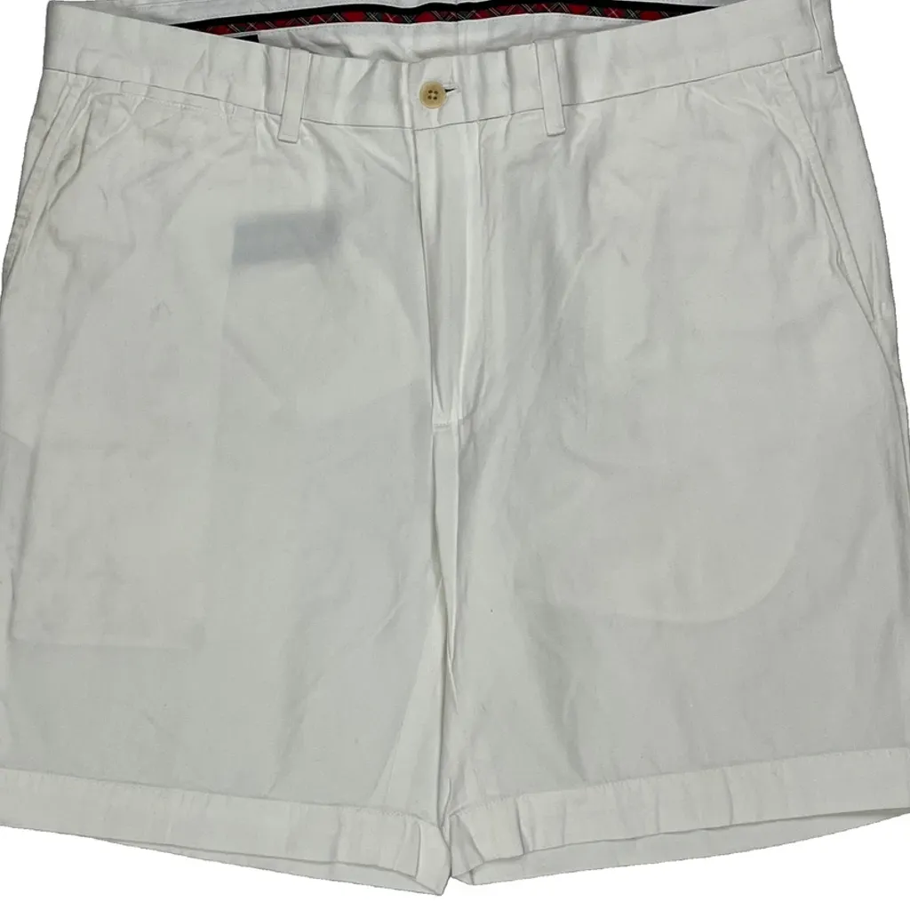 Polo By Ralph Lauren Chino Shorts - 35W 7L White Cotton - Image 10