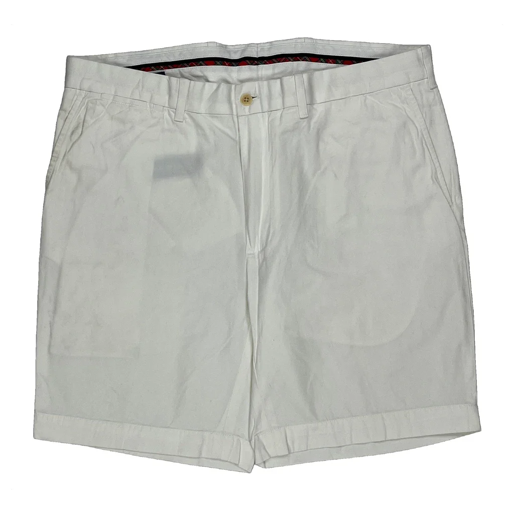 Polo By Ralph Lauren Chino Shorts - 35W 7L White Cotton - Image 2