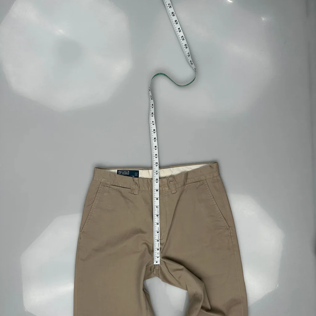 Polo By Ralph Lauren Preston Pant Chinos - 30W 30L Beige Cotton - Image 4