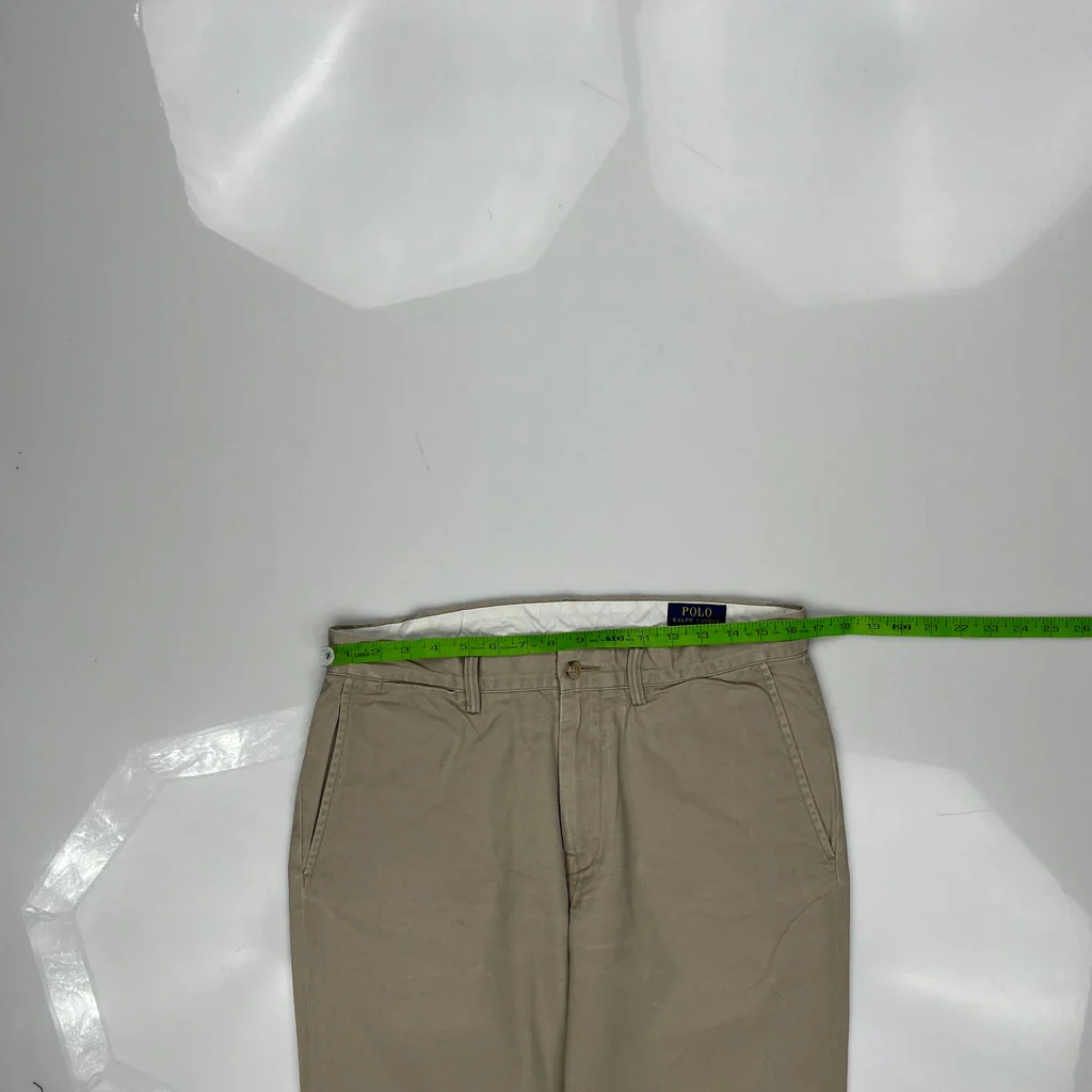 Polo By Ralph Lauren Chinos - 33W 32L Beige Cotton - Image 4