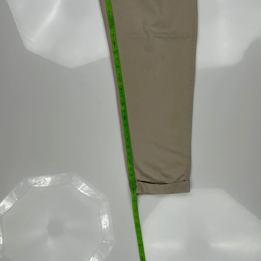 Polo By Ralph Lauren Pleated Chinos - 33W 30L Beige Cotton - Image 5