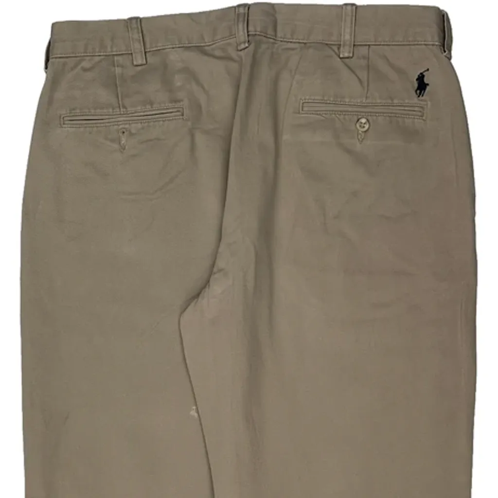 Polo By Ralph Lauren Preston Pant Chinos - 33W 32L Beige Cotton - Image 8