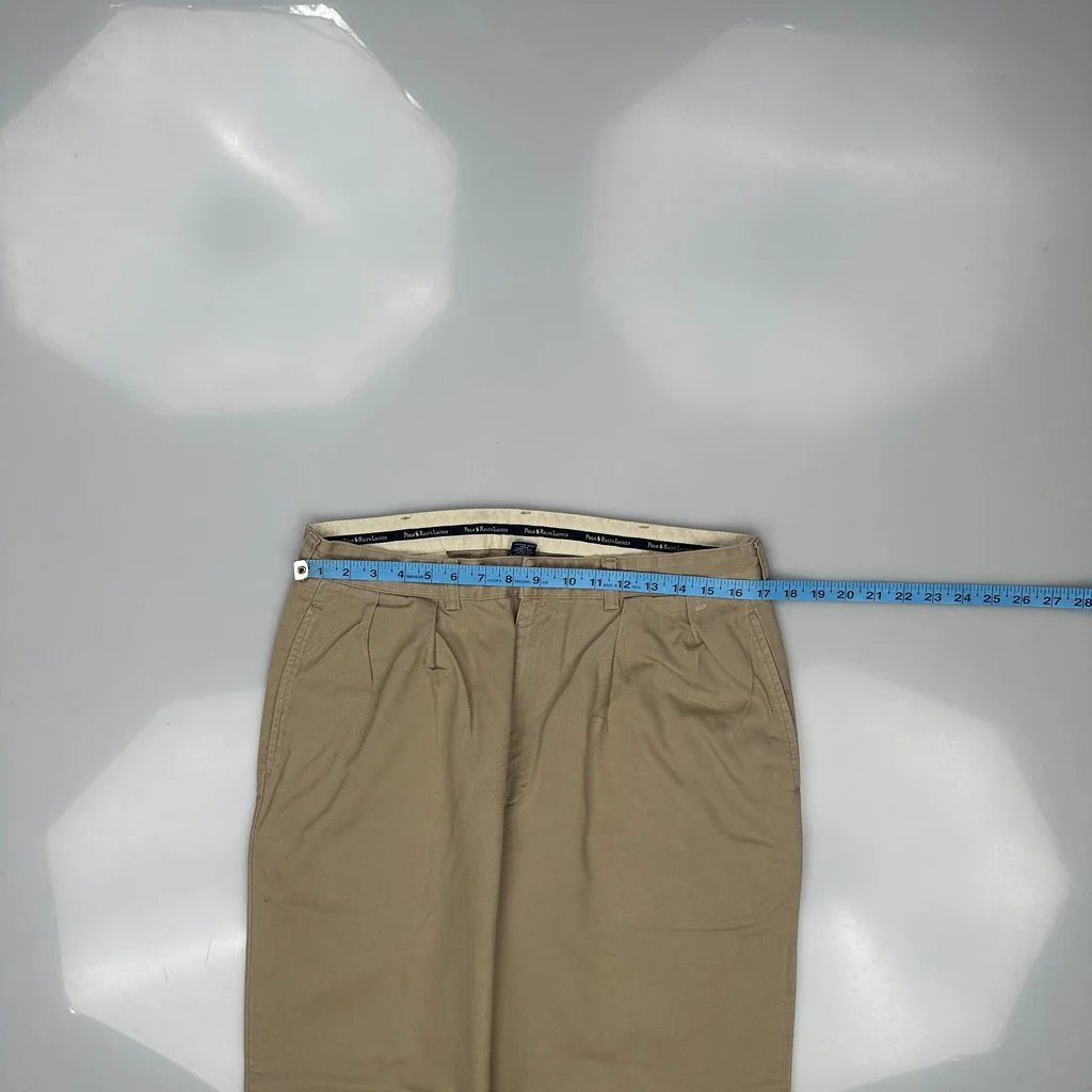 Polo By Ralph Lauren Chinos - 34W 32L Beige Cotton - Image 3