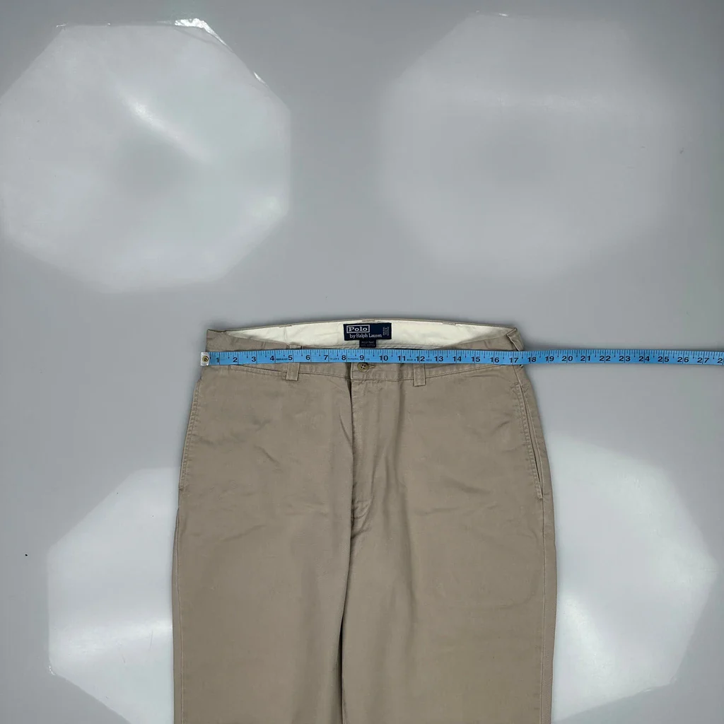 Polo By Ralph Lauren Chinos - 34W 30L Beige Cotton - Image 3