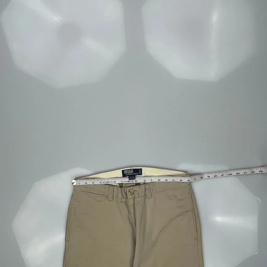 Polo By Ralph Lauren Chinos - 36W 31L Beige Cotton - Image 3