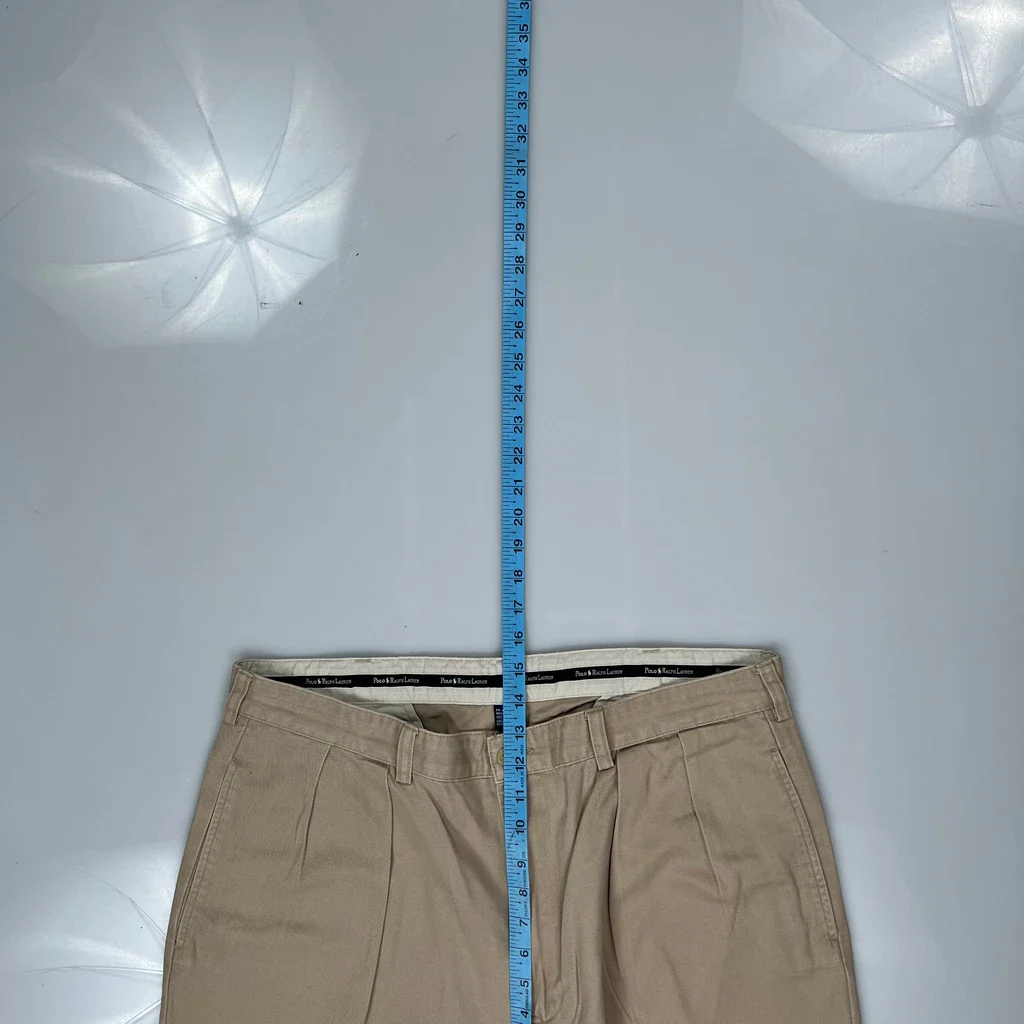 Polo By Ralph Lauren Chinos - 36W 28L Beige Cotton - Image 4