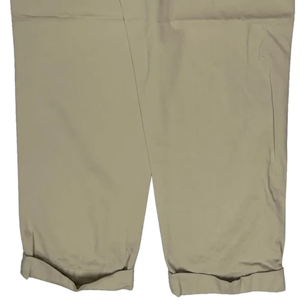 Polo By Ralph Lauren Pleated Loose Fit Chinos - 36W 30L Beige Cotton - Image 7
