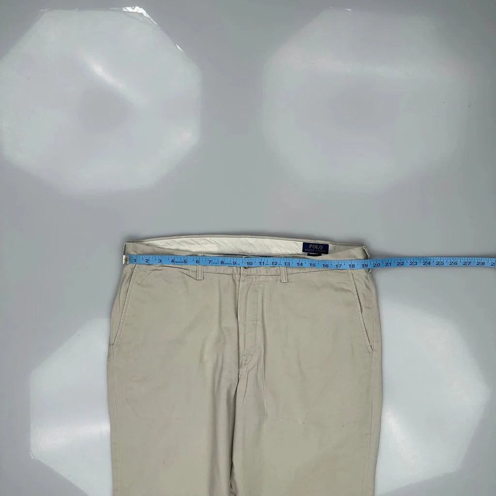 Polo By Ralph Lauren Chinos - 38W 31L Beige Cotton - Image 3