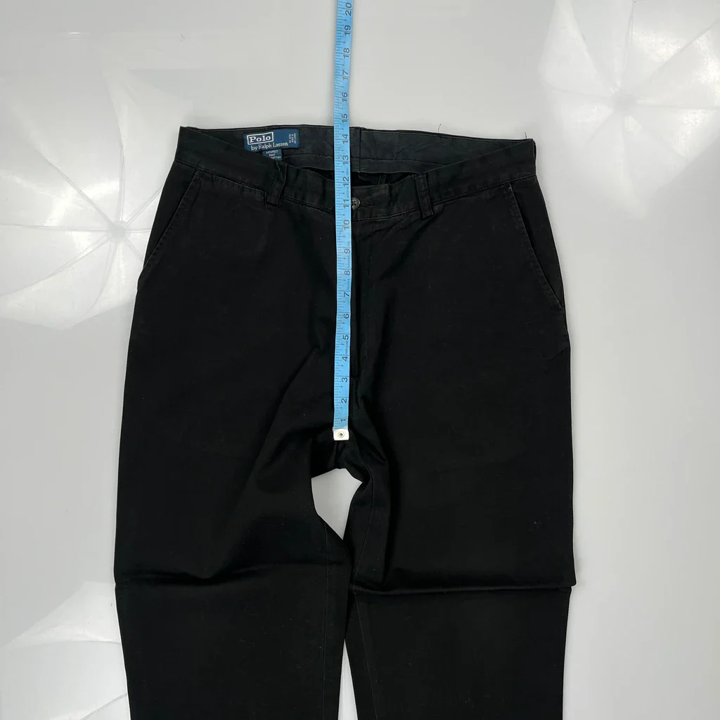 Polo By Ralph Lauren Chinos - 32W 30L Black Cotton - Image 4