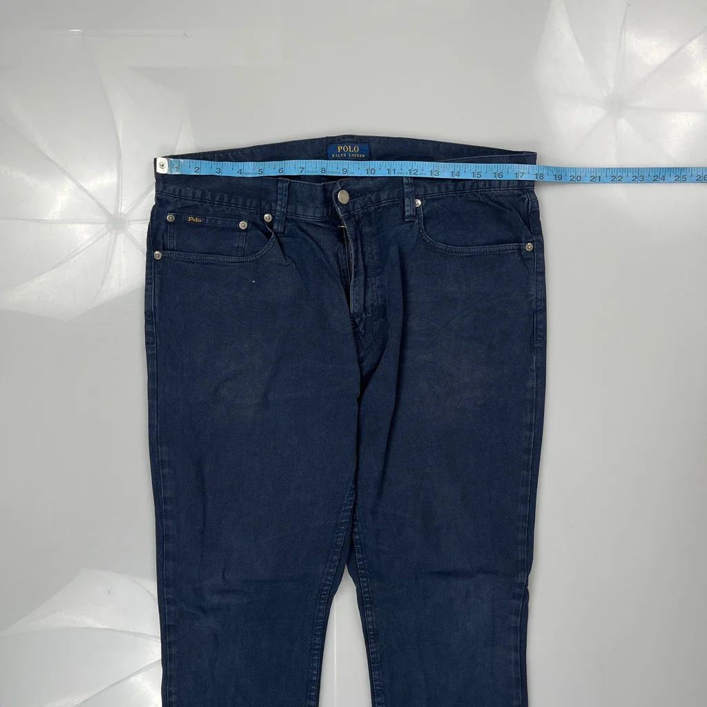 Polo By Ralph Lauren Chinos - 36W 30L Blue Cotton - Image 3