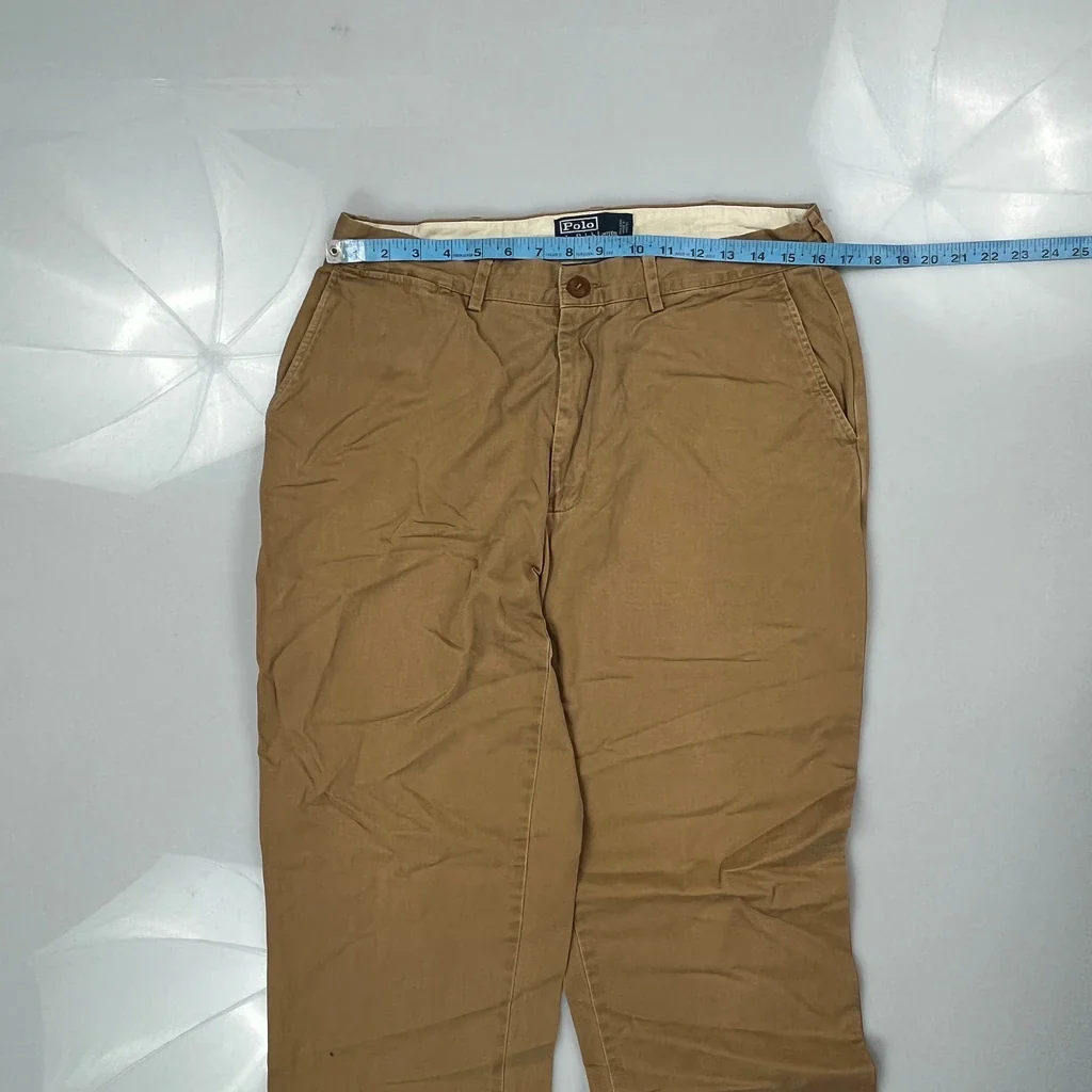 Polo By Ralph Lauren Chinos - 32W 32L Brown Cotton - Image 3
