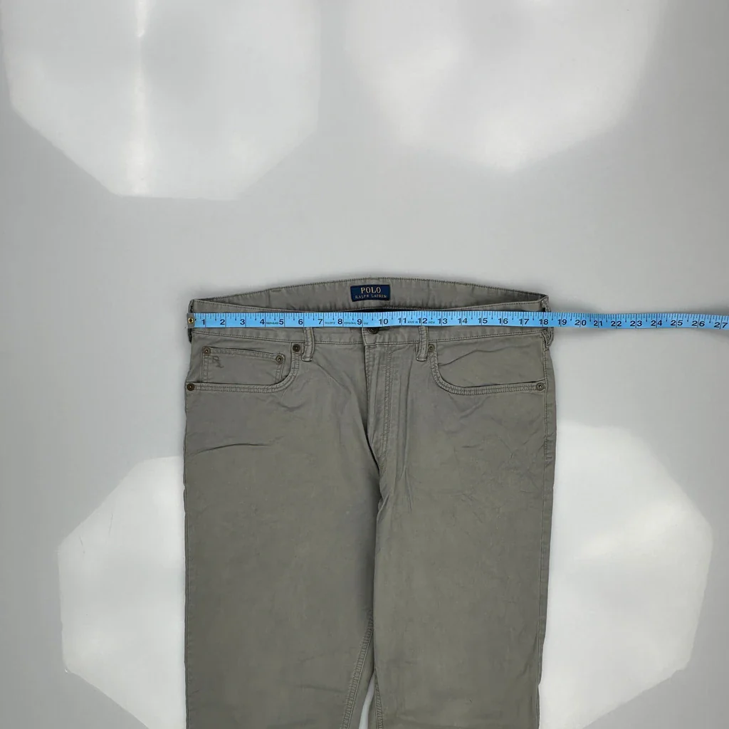 Polo By Ralph Lauren Chinos - 36W 33L Gray Cotton - Image 3