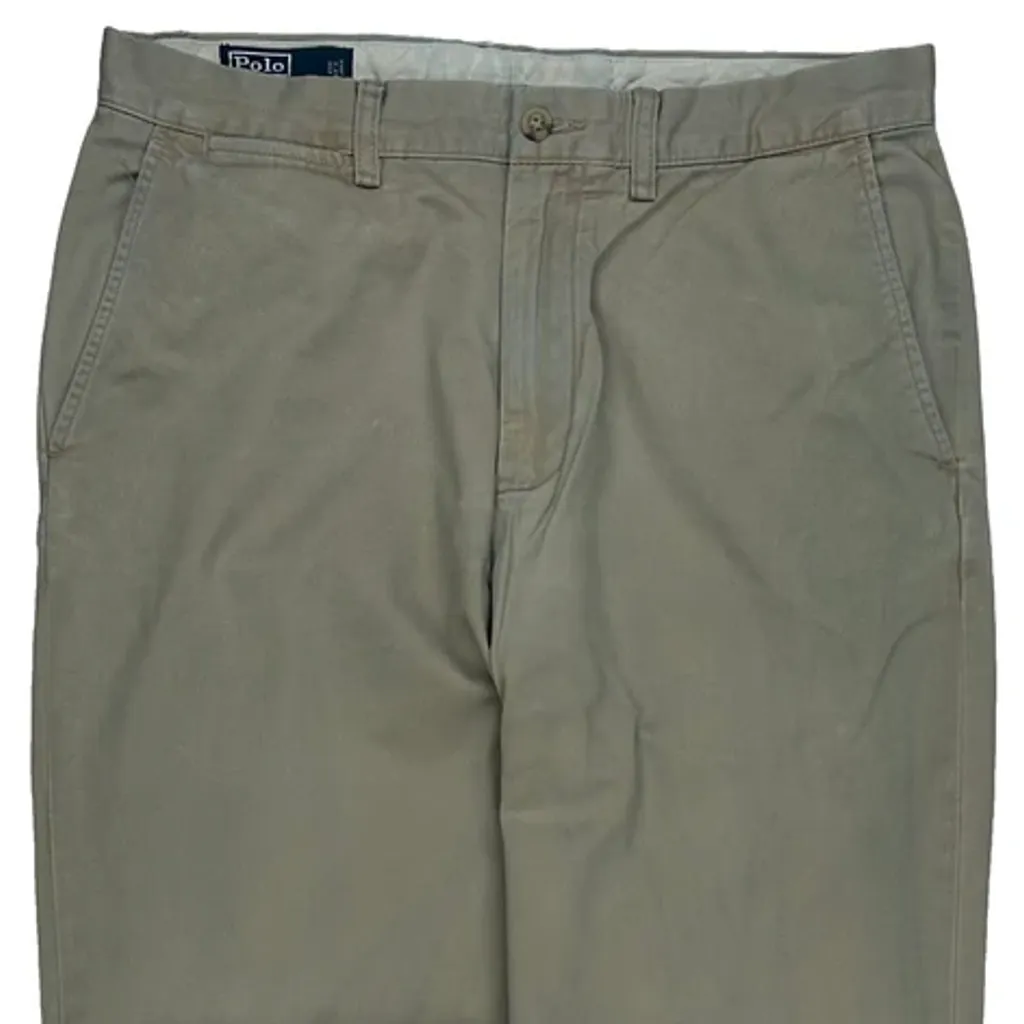 Polo By Ralph Lauren Preston Pant Chinos - 32W 30L Khaki Cotton - Image 11