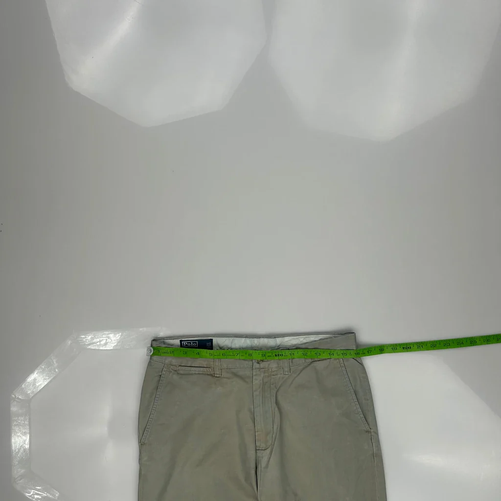 Polo By Ralph Lauren Preston Pant Chinos - 32W 30L Khaki Cotton - Image 3
