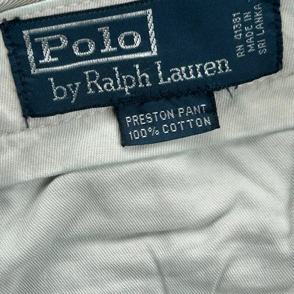 Polo By Ralph Lauren Preston Pant Chinos - 32W 30L Khaki Cotton - Image 7