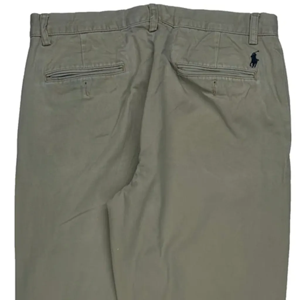 Polo By Ralph Lauren Preston Pant Chinos - 32W 30L Khaki Cotton - Image 8