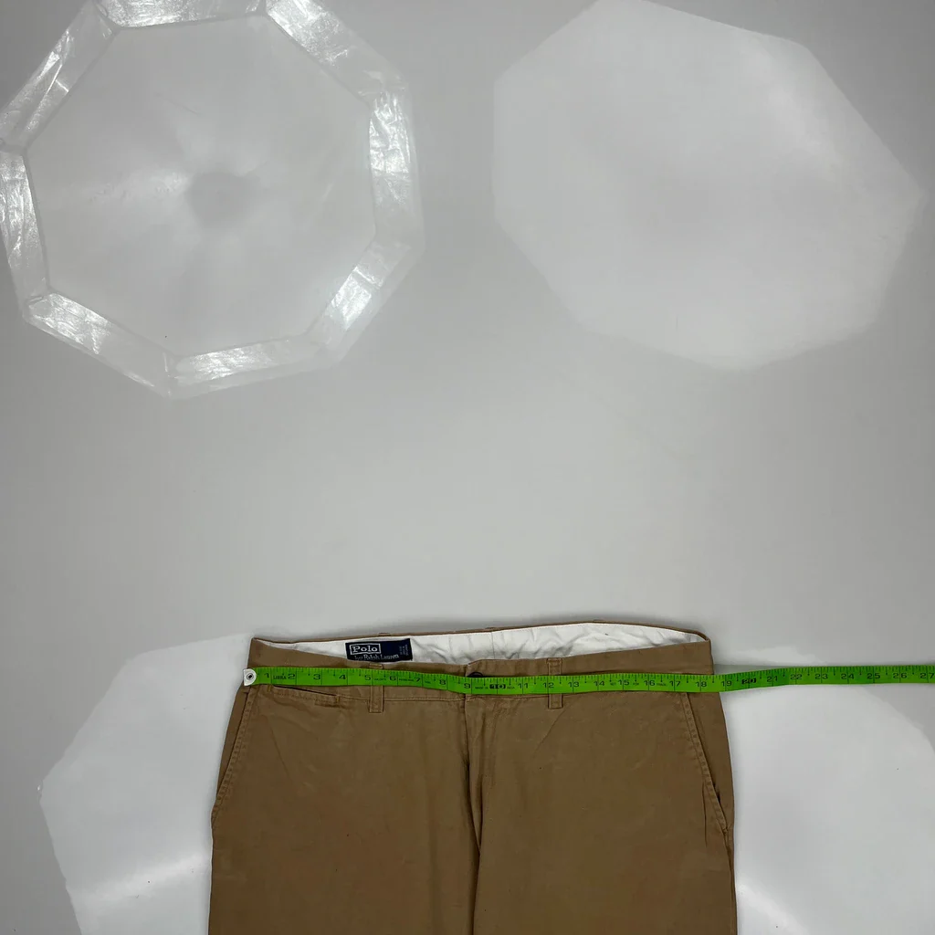 Polo By Ralph Lauren Chinos - 36W 31L Khaki Cotton - Image 3