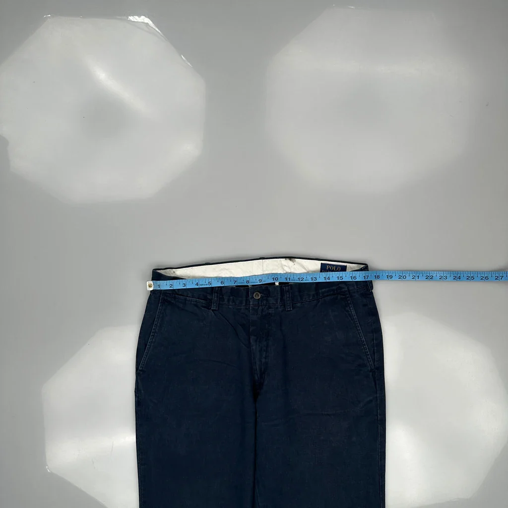 Polo By Ralph Lauren Chinos - 34W 32L Navy Cotton - Image 3
