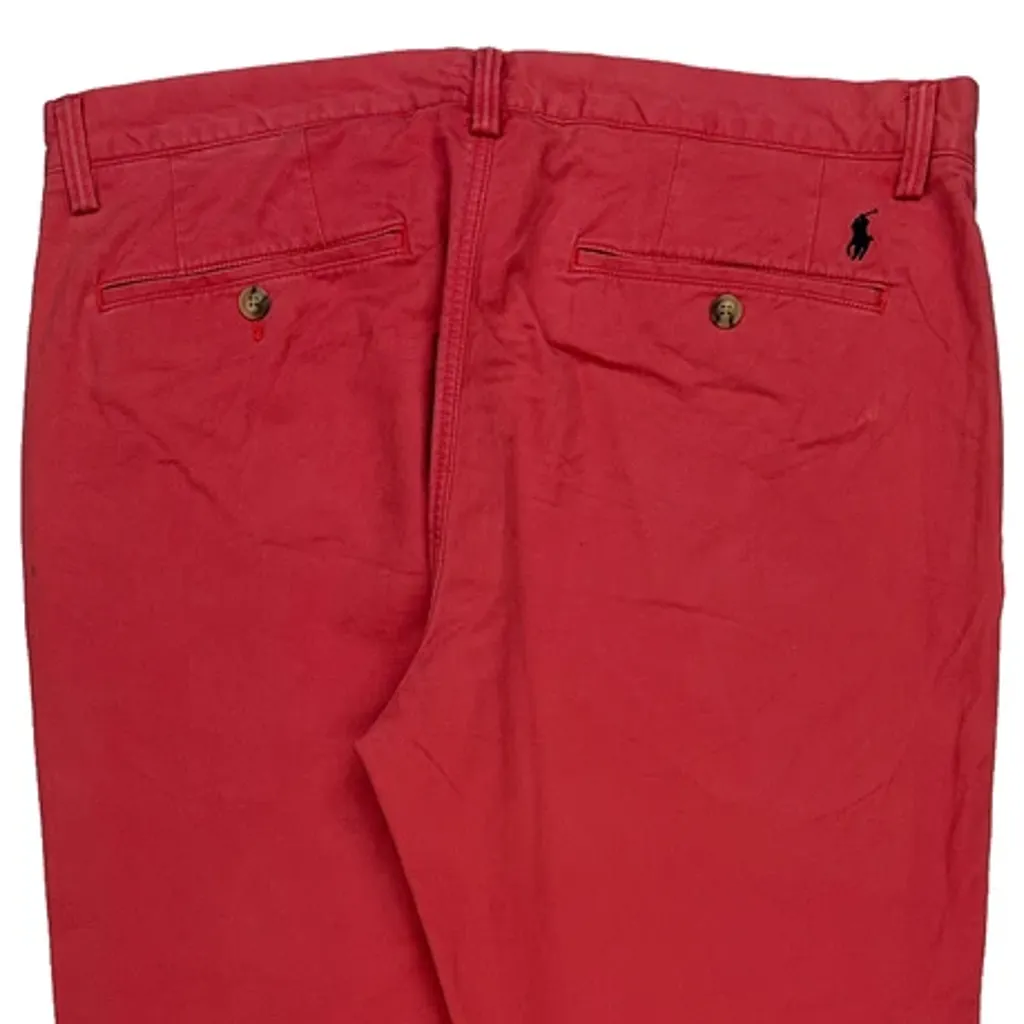 Polo By Ralph Lauren Chinos - 36W 30L Red Cotton - Image 8