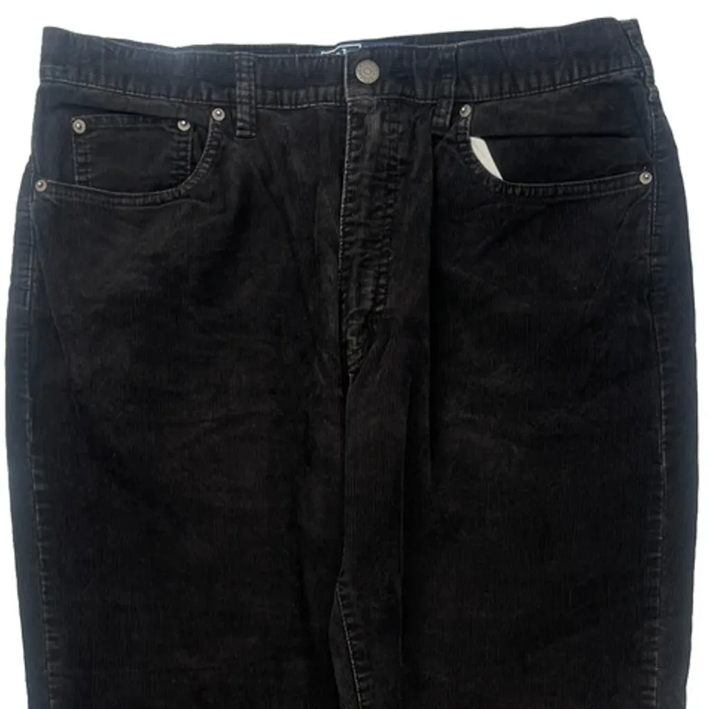 Polo By Ralph Lauren Cord Pants - 34″ Waist Black Cotton - Image 10