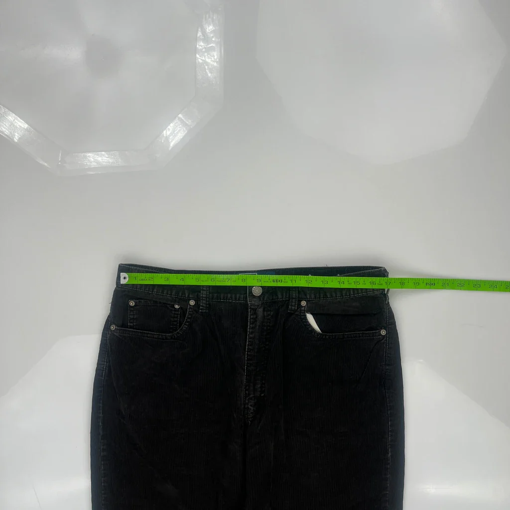 Polo By Ralph Lauren Cord Pants - 34″ Waist Black Cotton - Image 3