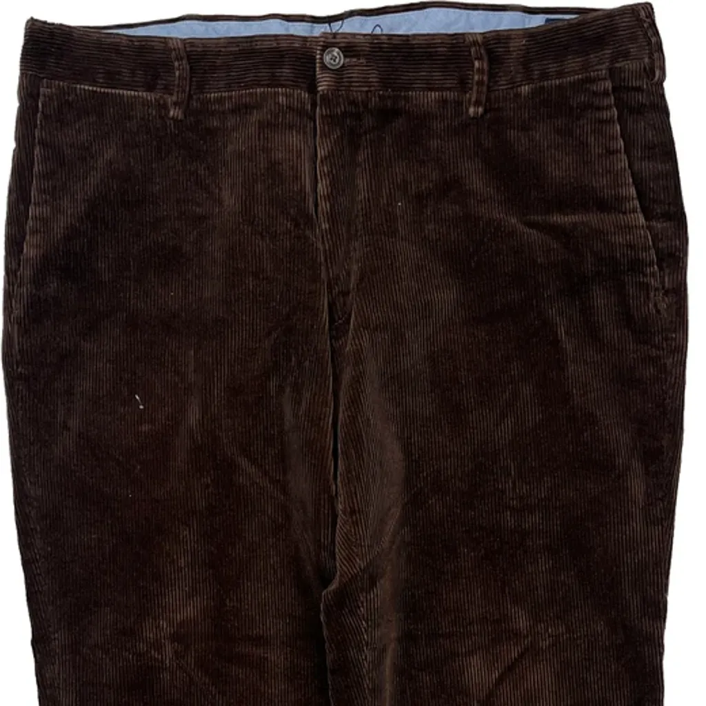 Polo By Ralph Lauren Cord Pants - 34″ Waist Brown Cotton - Image 9
