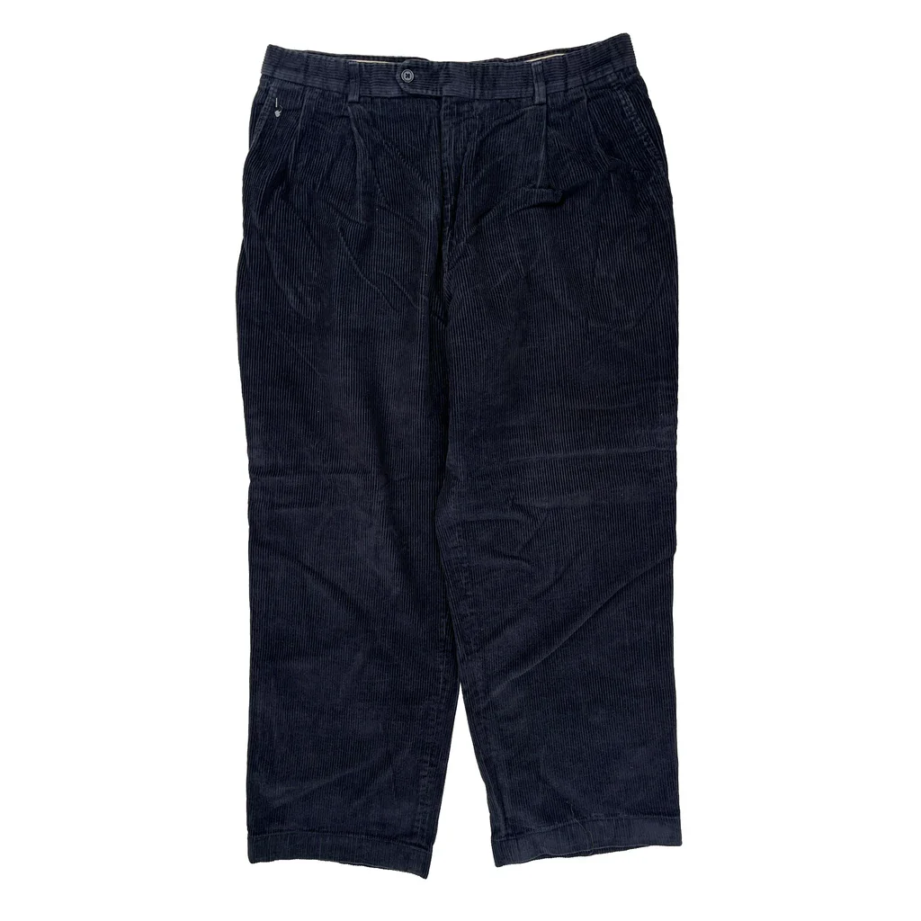 Polo By Ralph Lauren Cord Pants - 34″ Waist Navy Corduroy - Image 2