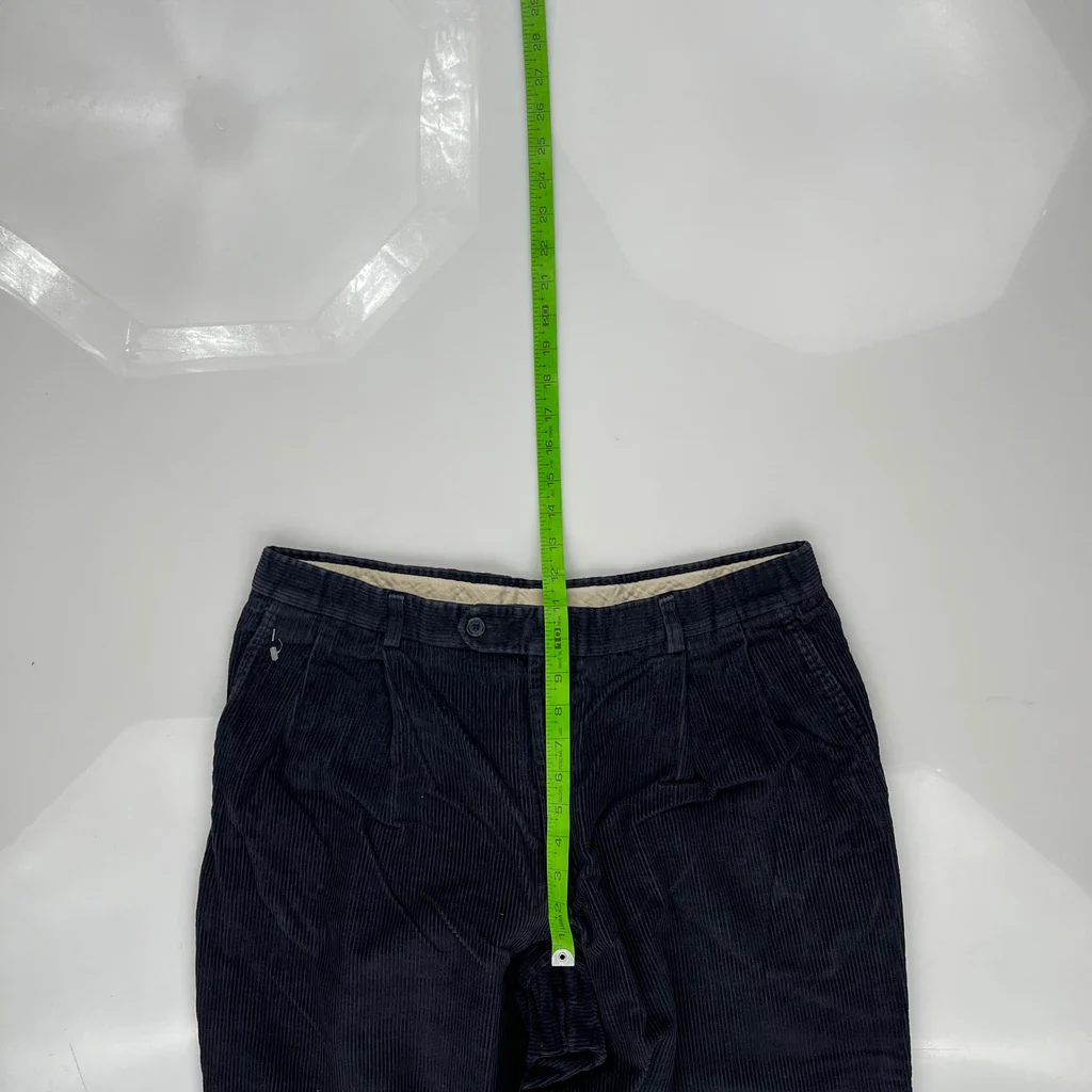 Polo By Ralph Lauren Cord Pants - 34″ Waist Navy Corduroy - Image 4