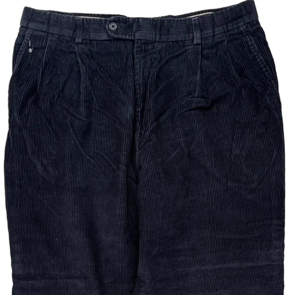 Polo By Ralph Lauren Cord Pants - 34″ Waist Navy Corduroy - Image 8