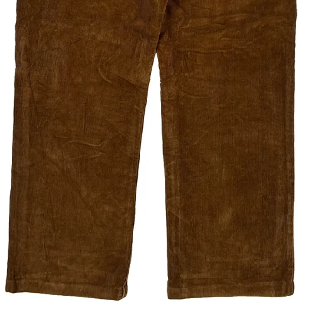 Polo By Ralph Lauren Cord Trousers - 32″ Waist Brown Corduroy - Image 7