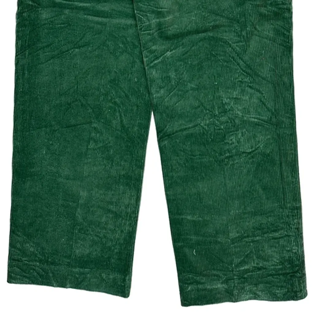 Polo By Ralph Lauren Cord Trousers - 31″ Waist Green Cotton - Image 8