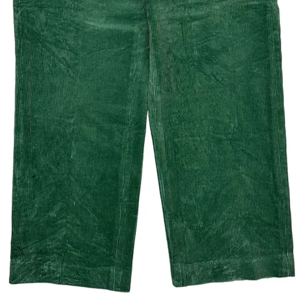 Polo By Ralph Lauren Cord Trousers - 31″ Waist Green Cotton - Image 9