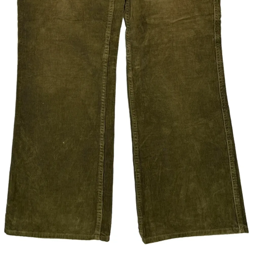 Polo By Ralph Lauren Cord Trousers - 34″ Waist Green Cotton - Image 10