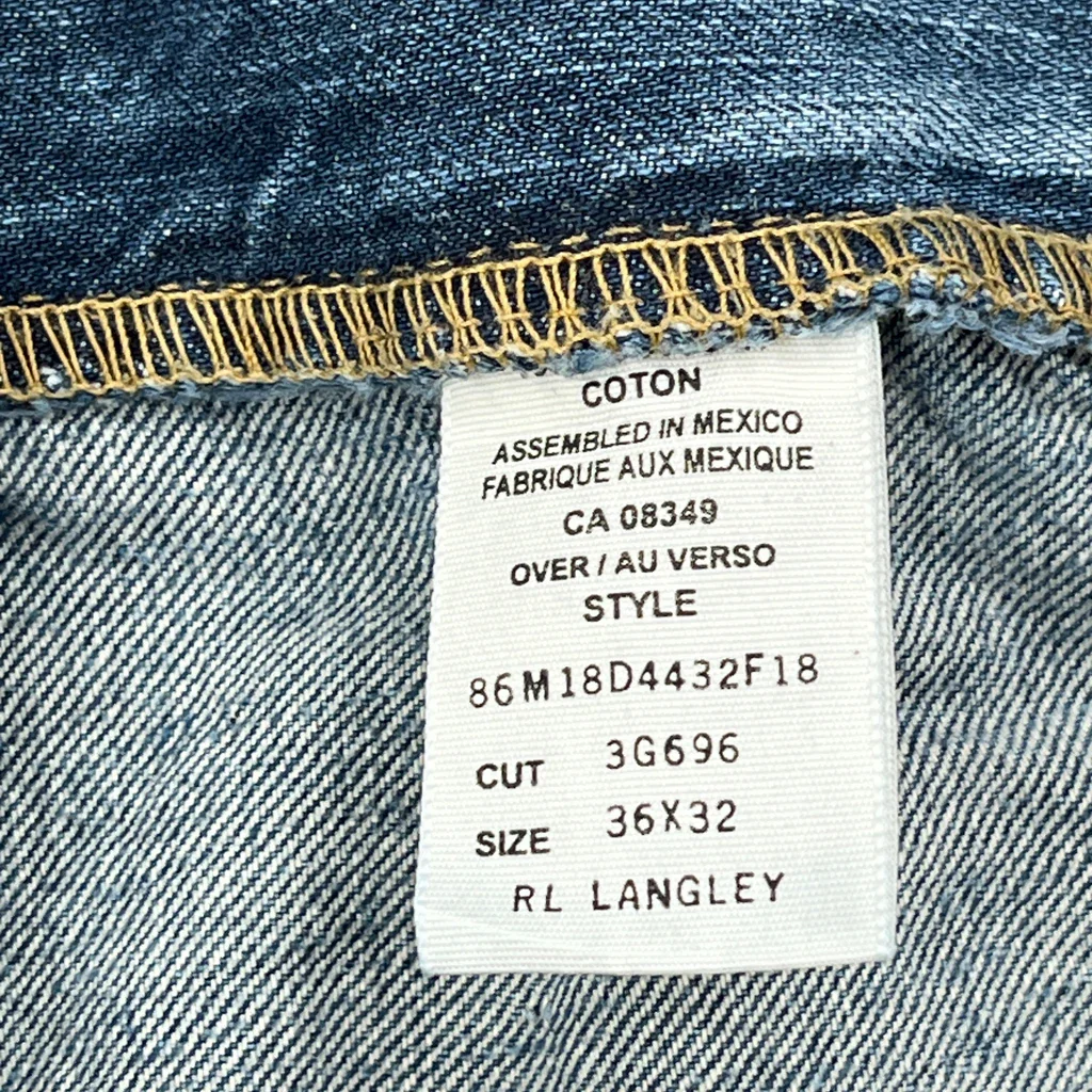 Polo By Ralph Lauren Denim Shorts - 36W 10L Blue Cotton - Image 6
