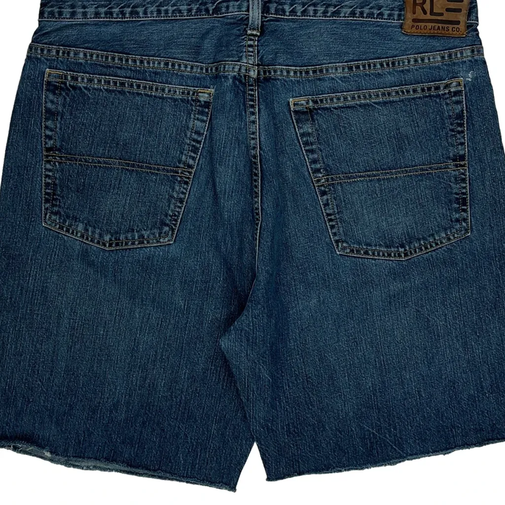 Polo By Ralph Lauren Denim Shorts - 36W 10L Blue Cotton - Image 8