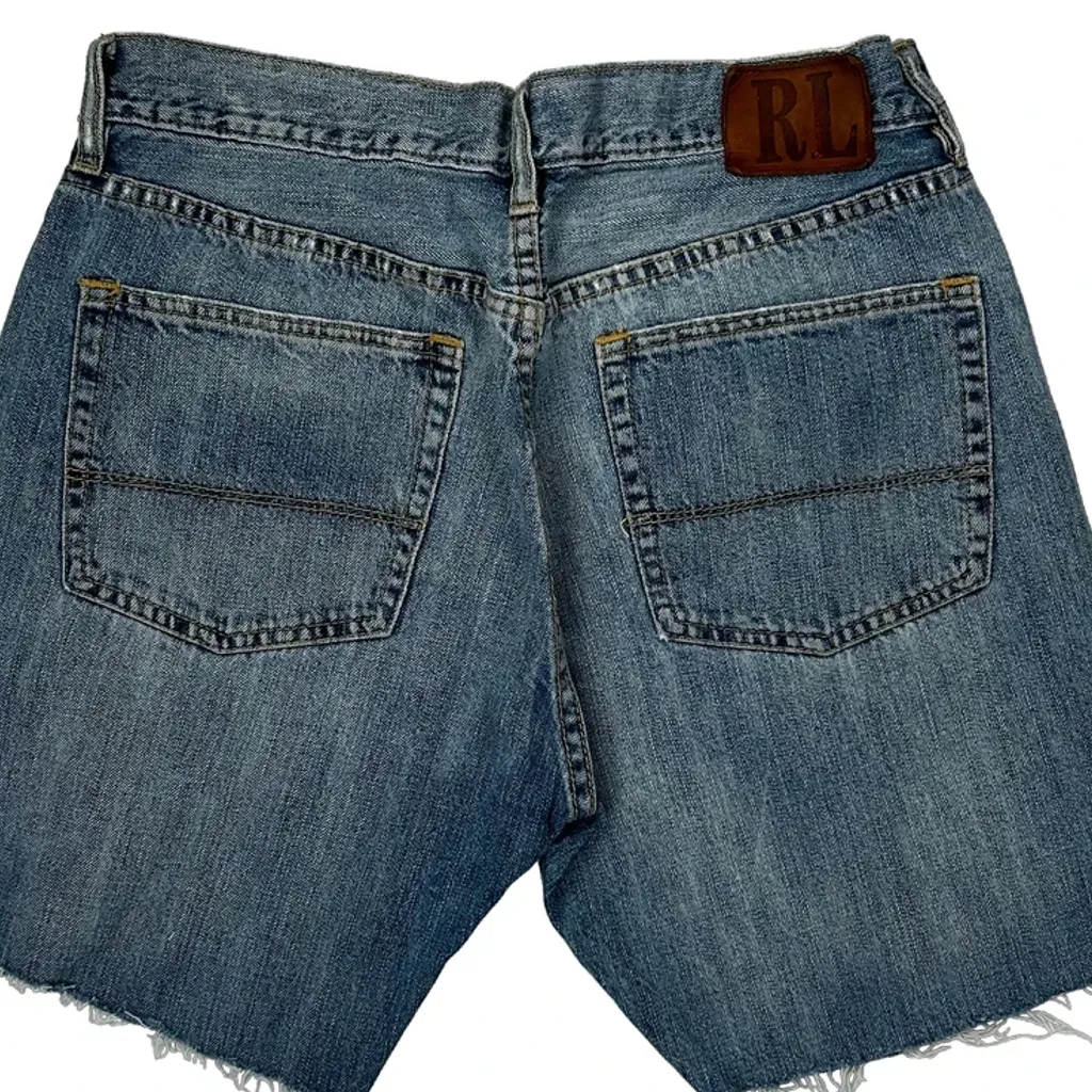 Polo By Ralph Lauren Denim Shorts - 28W UK 8 Blue Denim - Image 6