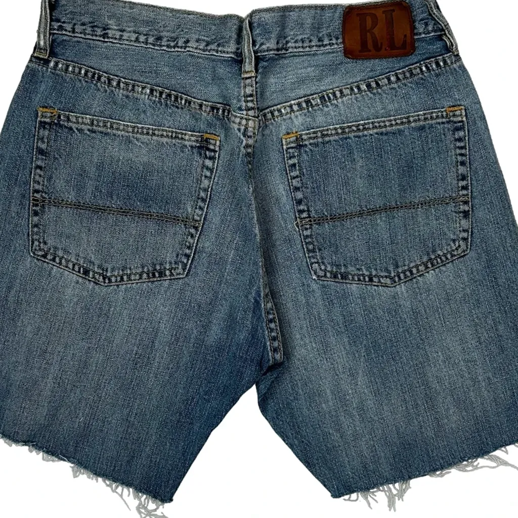 Polo By Ralph Lauren Denim Shorts - 28W UK 8 Blue Denim - Image 7