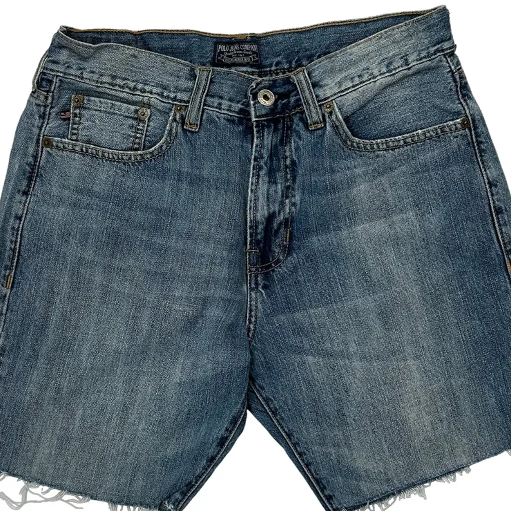 Polo By Ralph Lauren Denim Shorts - 28W UK 8 Blue Denim - Image 8