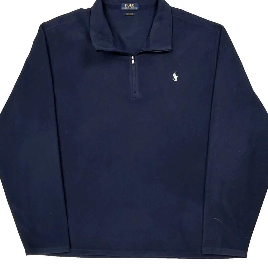 Polo By Ralph Lauren Fleece - 2XL Navy Cotton - Image 5