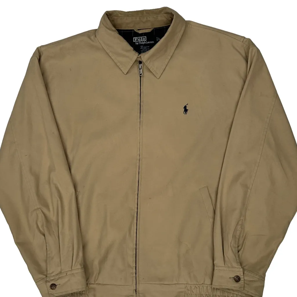 Polo By Ralph Lauren Harrington Jacket - Large Beige Polyester - Image 5